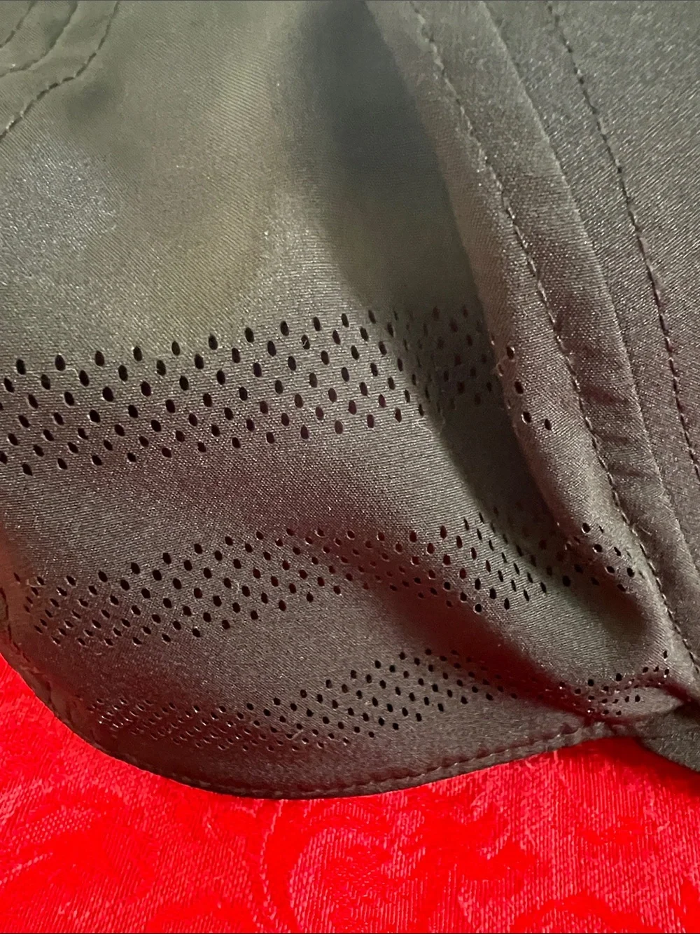 adidas Aeroready Black Performance Baseball Cap L/XL Mesh Vent Running Golf Hat